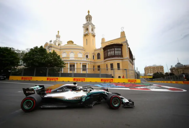 The Azerbaijan Grand Prix normally takes place on the streets of Baku