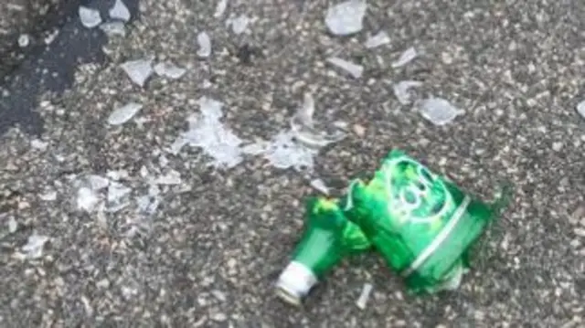 Broken bottle