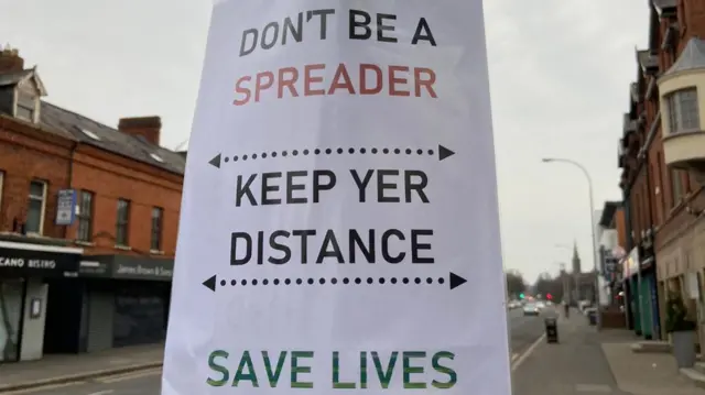 Lisburn Road sign