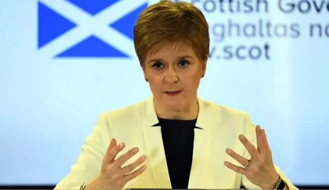 First Minister Nicola Sturgeon