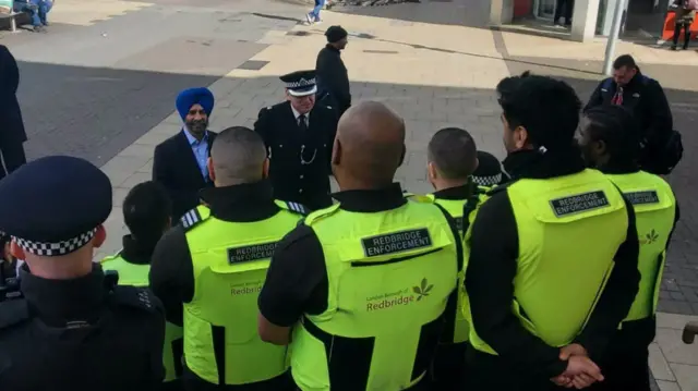 Redbridge Council enforcement officers