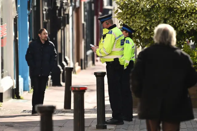 Police on streets