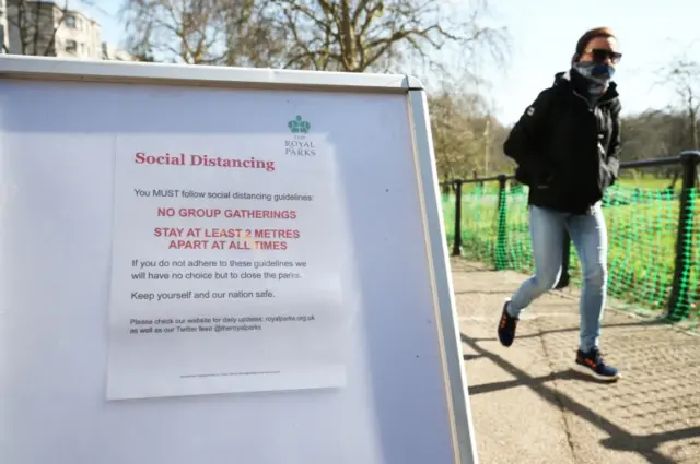 Sign at Royal Park in London