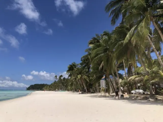 A beach in Boracay island