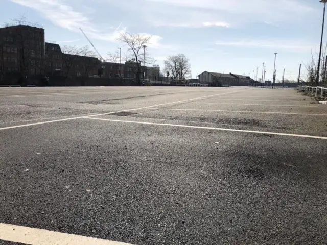 Peterborough railway station car park