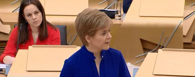 First Minister Nicola Sturgeon