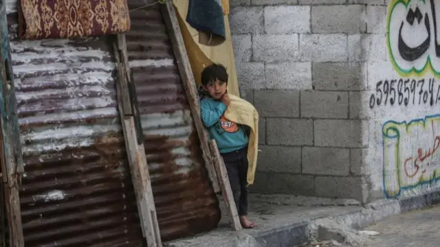 A Palestinian child in the Gaza Strip. Photo: 24 March 2020