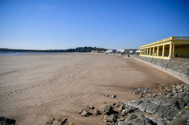 Empty beach