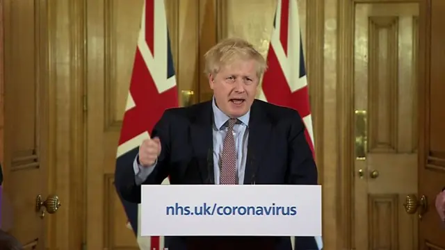 UK Prime Minister Boris Johnson