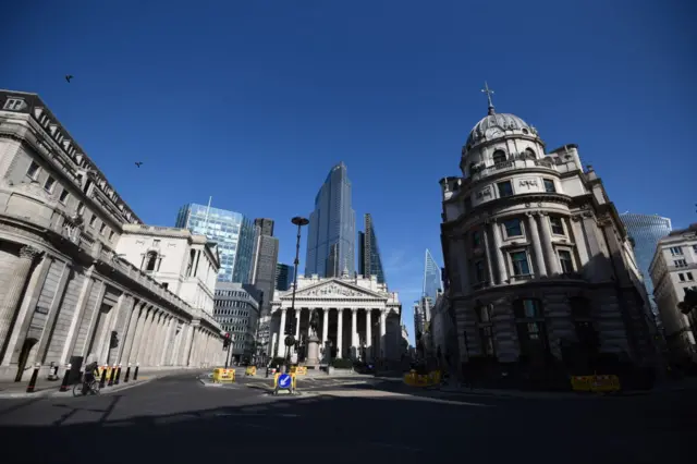 A view of the Bank of England