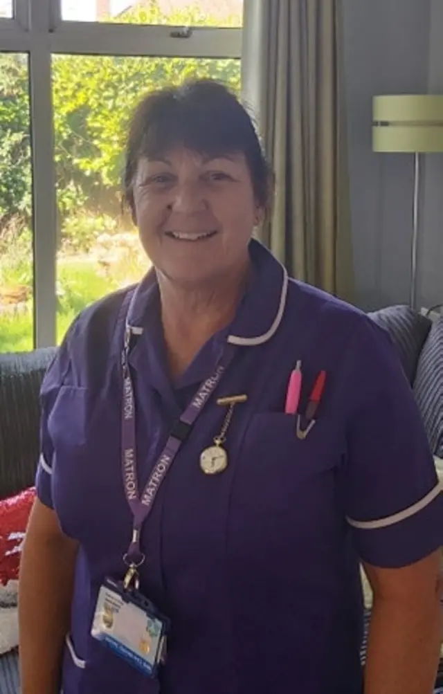 NHS nurse Cheryl Baxter