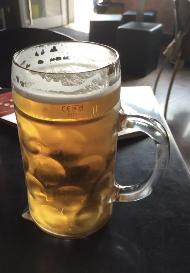 Glass of beer