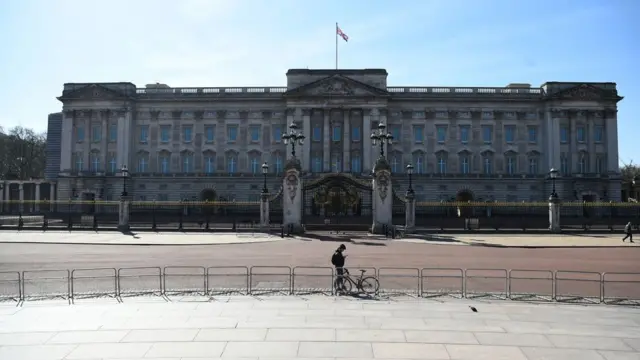 Buckingham Palace on 24 March