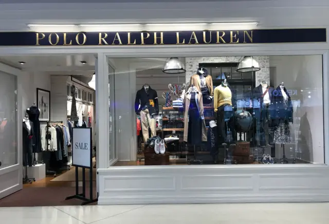 Polo Ralph Lauren store at the Beverly Center in Los Angeles, California.