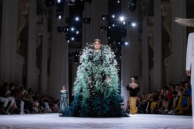 Kaia Gerber walks the runway during the Givenchy Haute Couture show as part of Paris Fashion Week