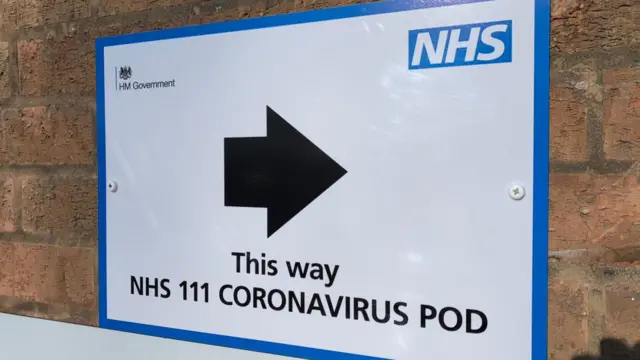 A NHS sign