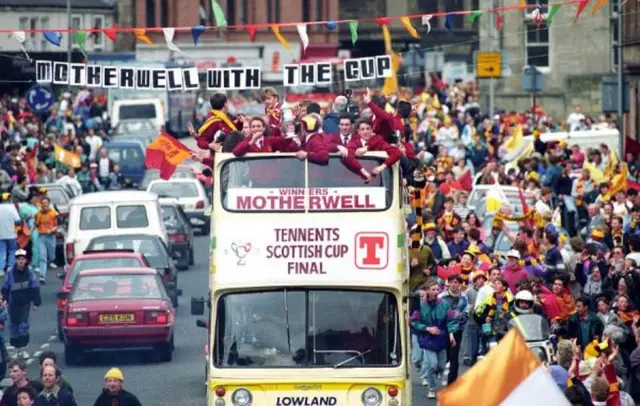 Motherwell team bus