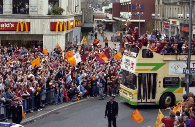 Motherwell team bus