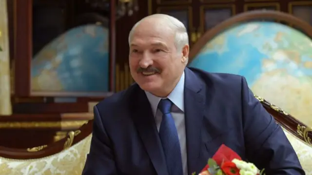 File photo of Lukashenko