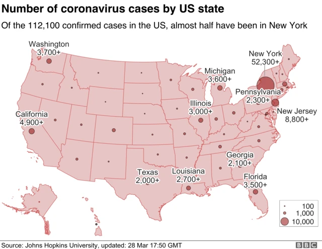 US cases