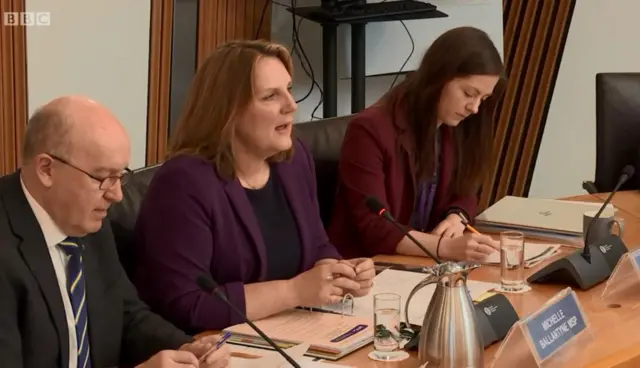 New convener Michelle Ballantyne gets proceedings underway