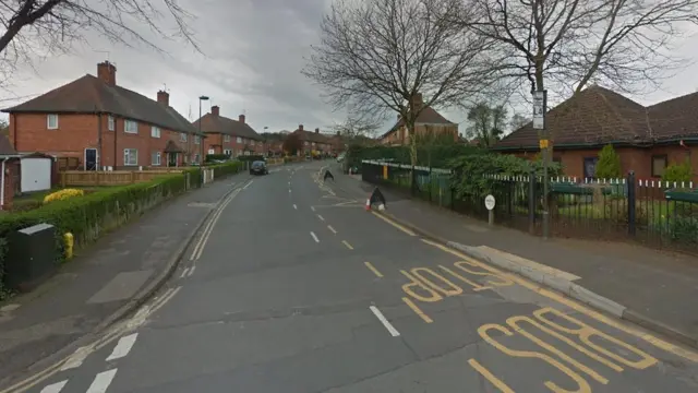 Amesbury Circus, in Broxtowe, Nottinghamshire