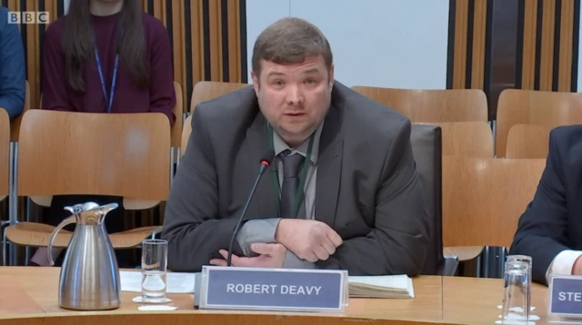 Robert Deavy of GMB Scotland