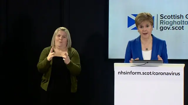 First Minister Nicola Sturgeon