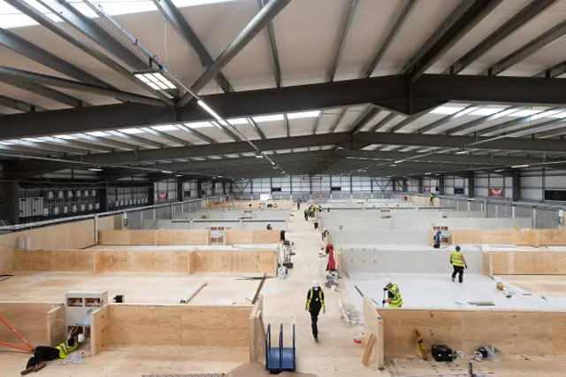 Parc y Scarlets' indoor training centre