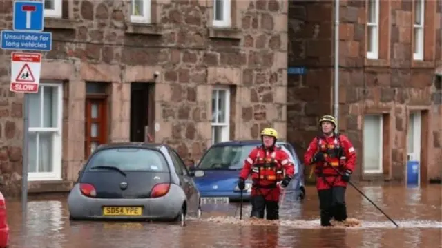 Stonehaven floods