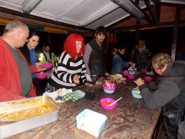 Norwich homeless food stall