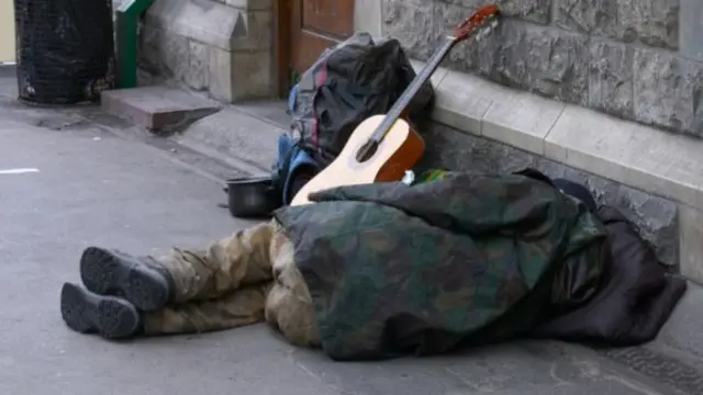 homeless person