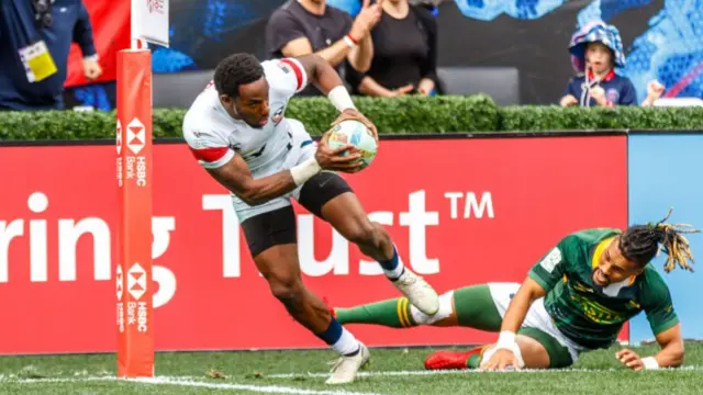 Rugby match at the USA LA Sevens earlier this month