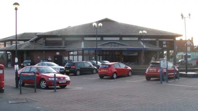 Felixstowe Leisure Centre and car park