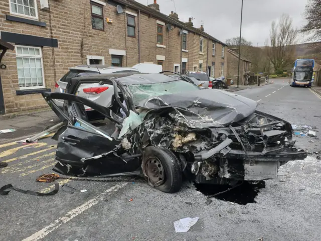 Glossop crash