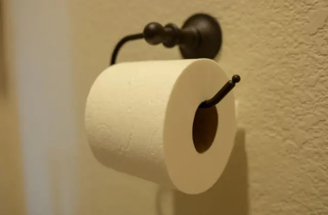 A toilet roll