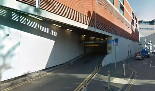 Highcross rooftop car park