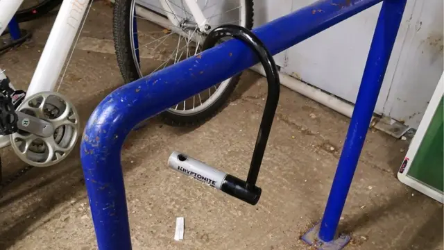 Broken bike lock