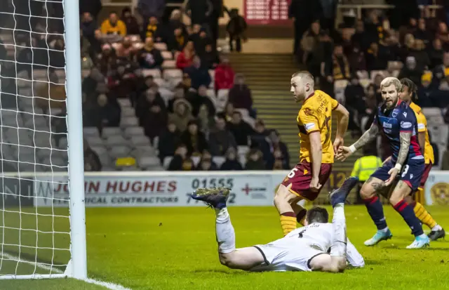 Allan Campbell scores his second goal