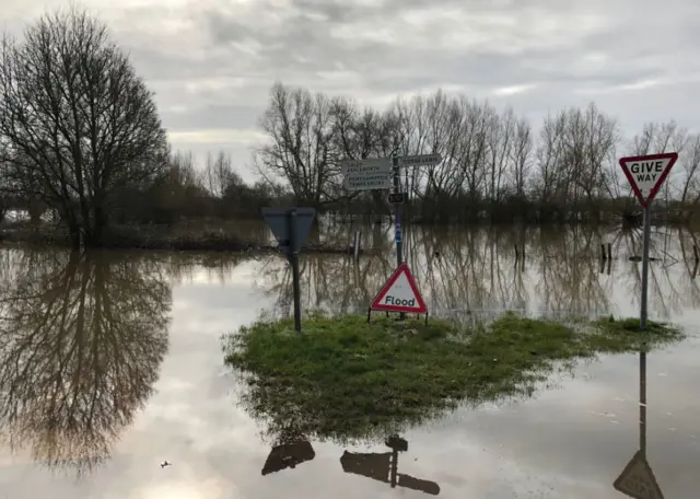 Flooded field