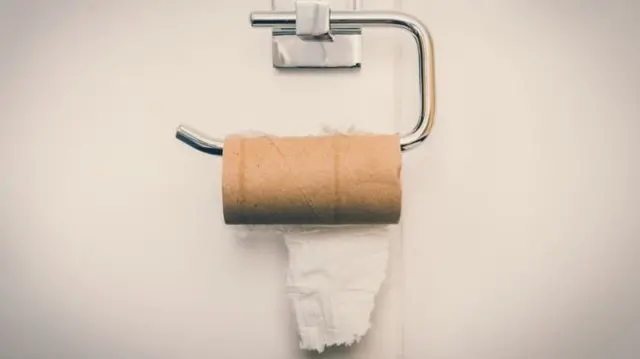 Roll of toilet paper