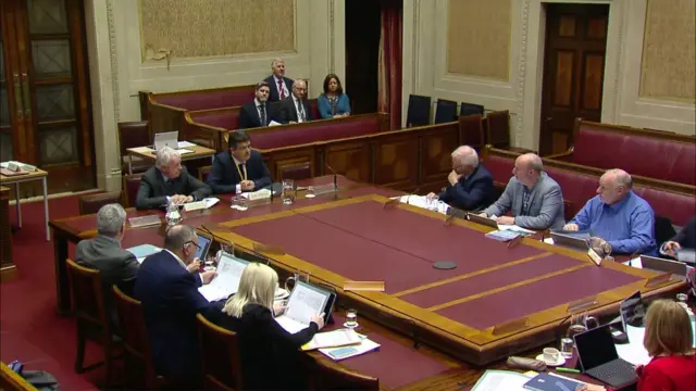 Kieran Donnelly gives evidence in Senate