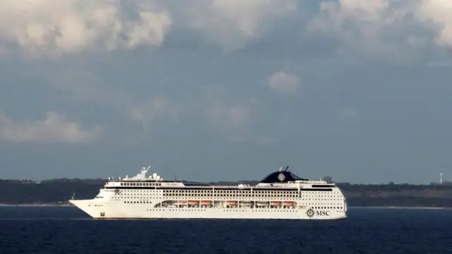 The MSC Opera at sea