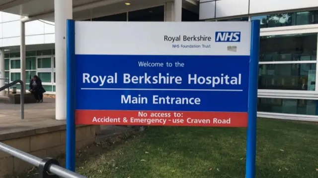 Royal Berkshire Hospital sign