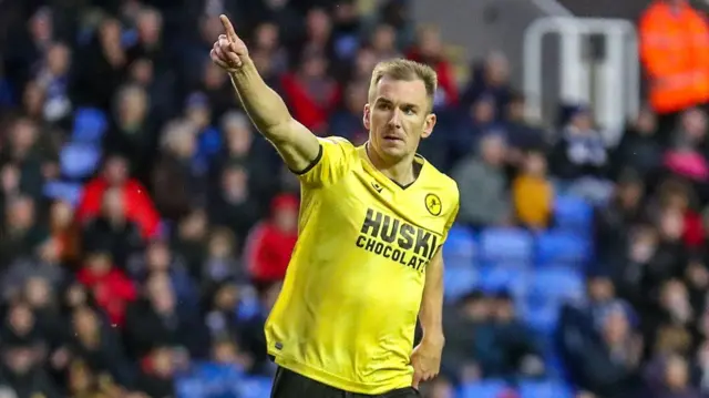 Jed Wallace in action for Millwall