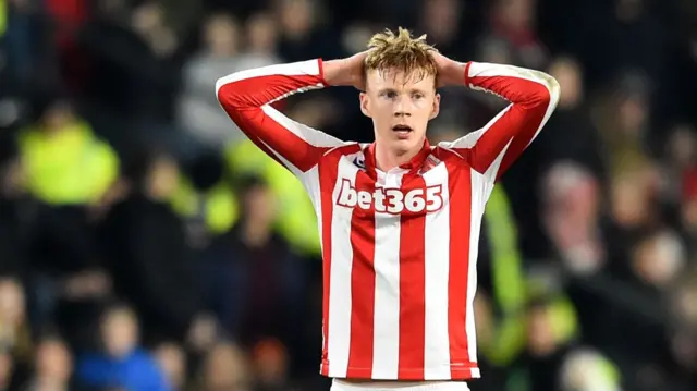 Sam Clucas of Stoke City