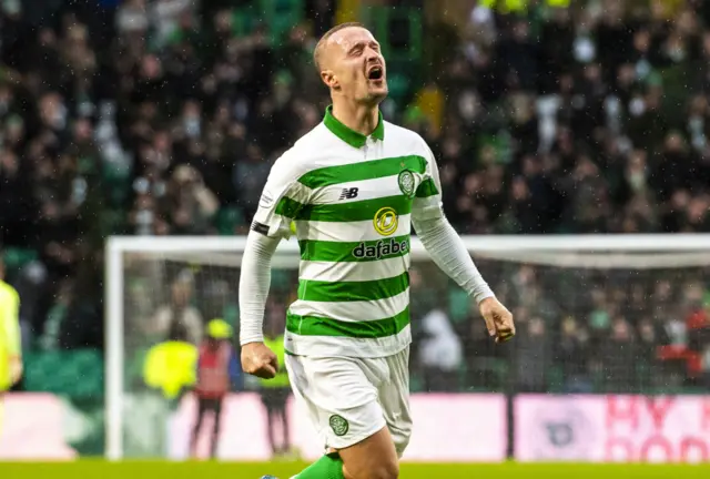 Celtic's Leigh Griffiths celebrates