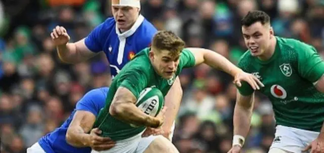 France-Ireland Six Nations rugby match in 2019