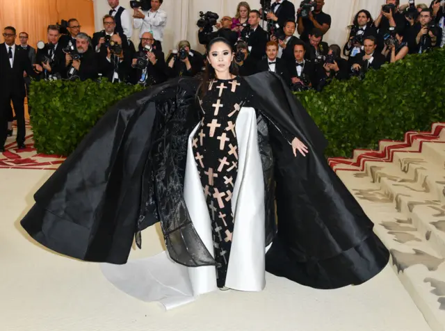 Nga Nguyen attends the Met Gala, 2018