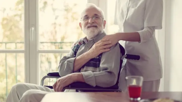 Patient with nurse